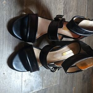Louise Et Cie Black Leather Heels
